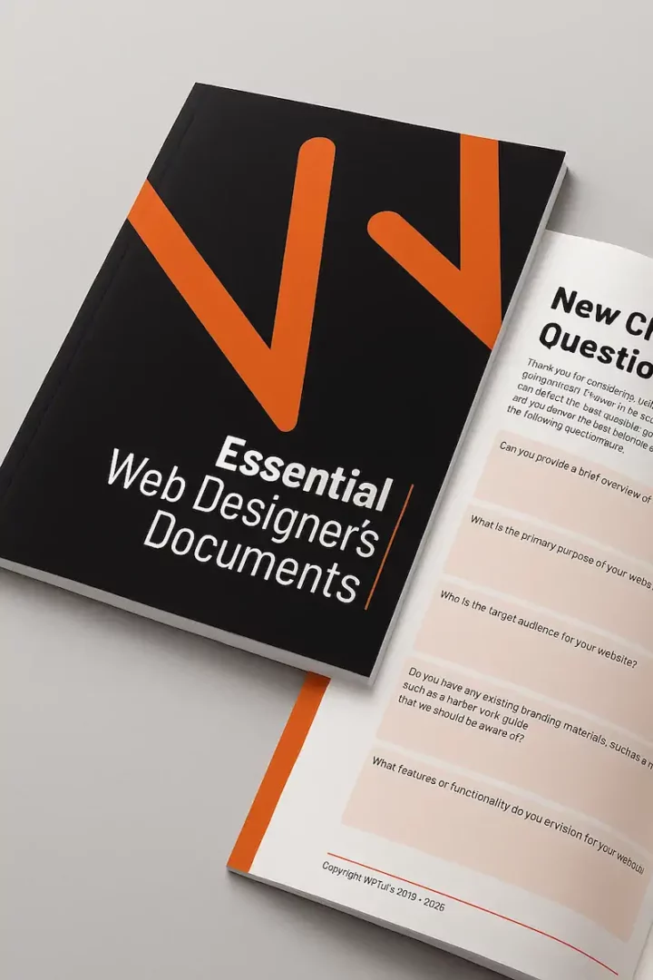 Essential Web Designer's Documents product display